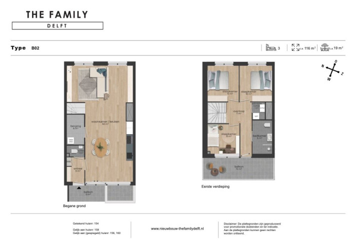 Appartement in Delft met 4 kamers