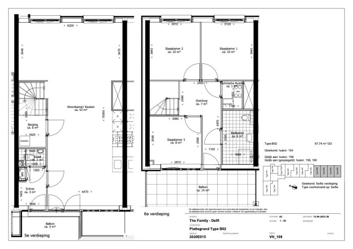 Appartement in Delft met 4 kamers